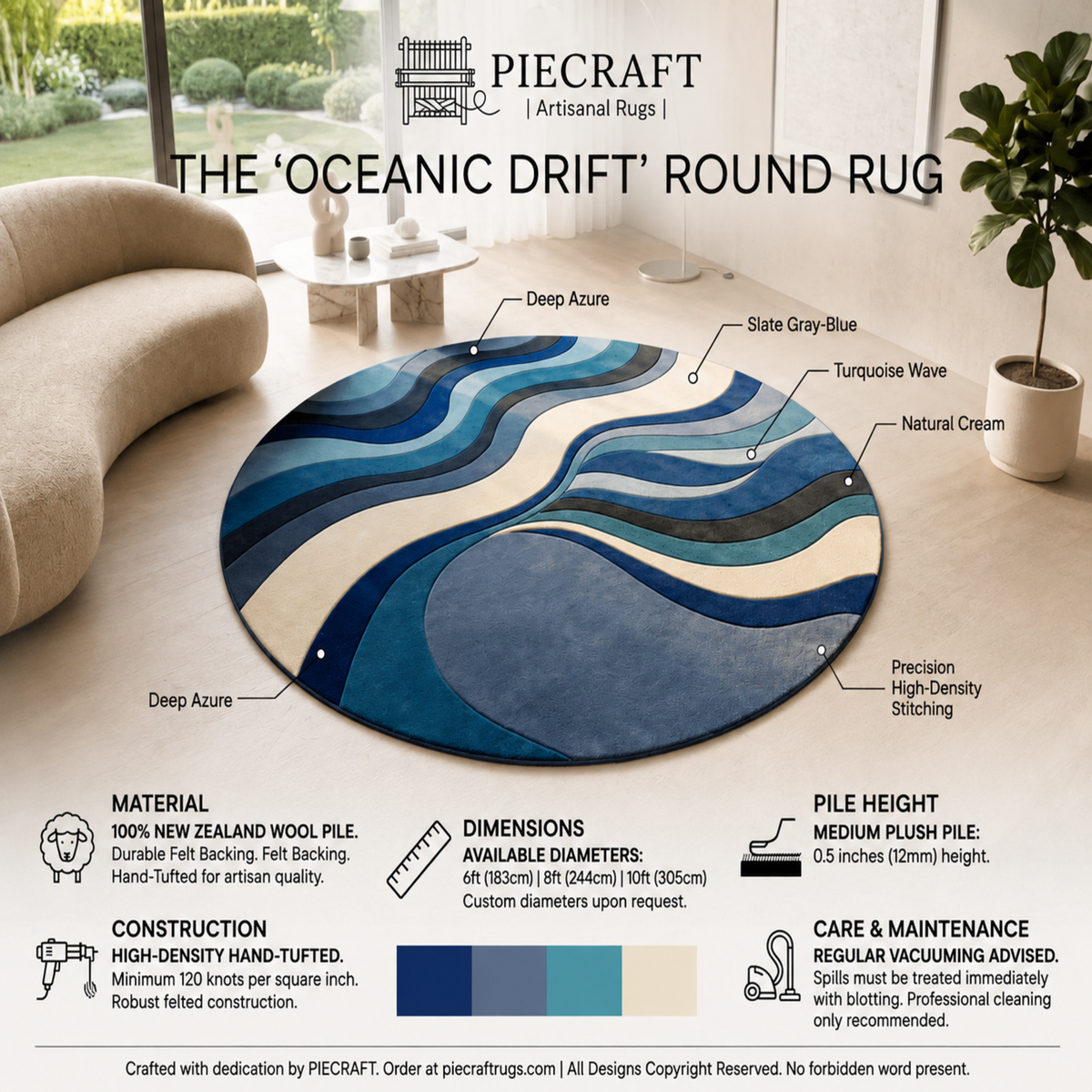 Ocean Drift Rug