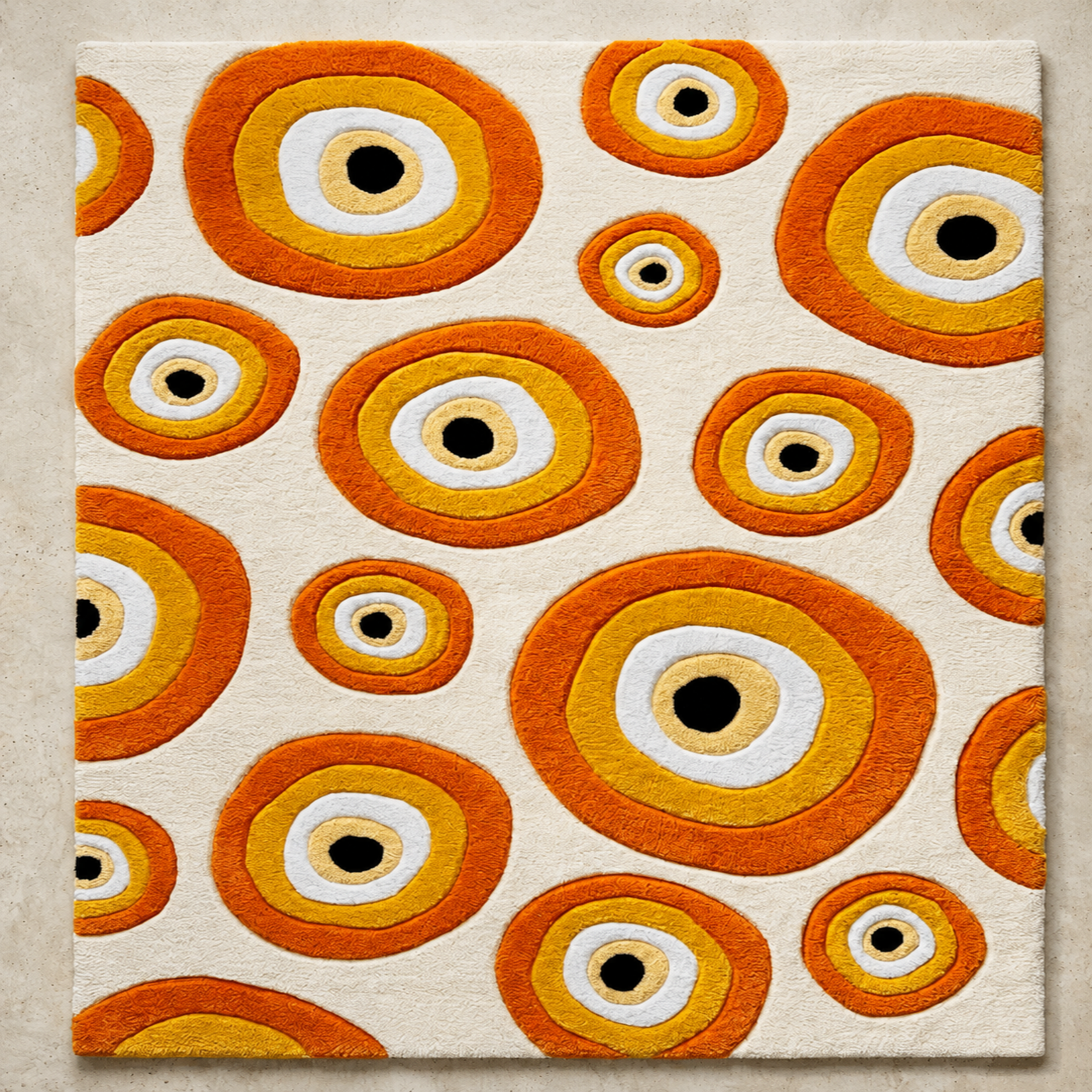 Oracle Eye Rug texture and craftsmanship detail