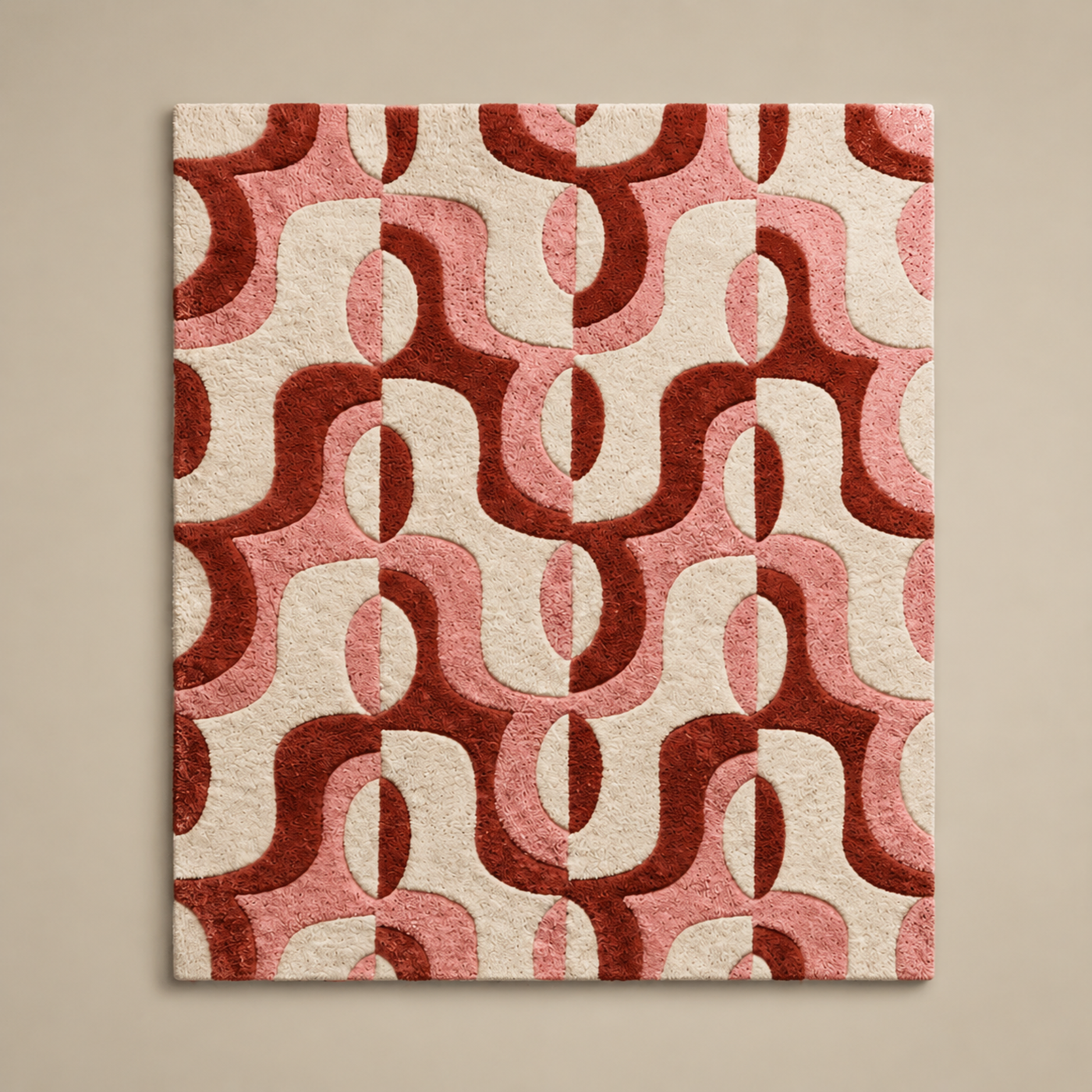 Sienna Swirl Rug texture and craftsmanship detail