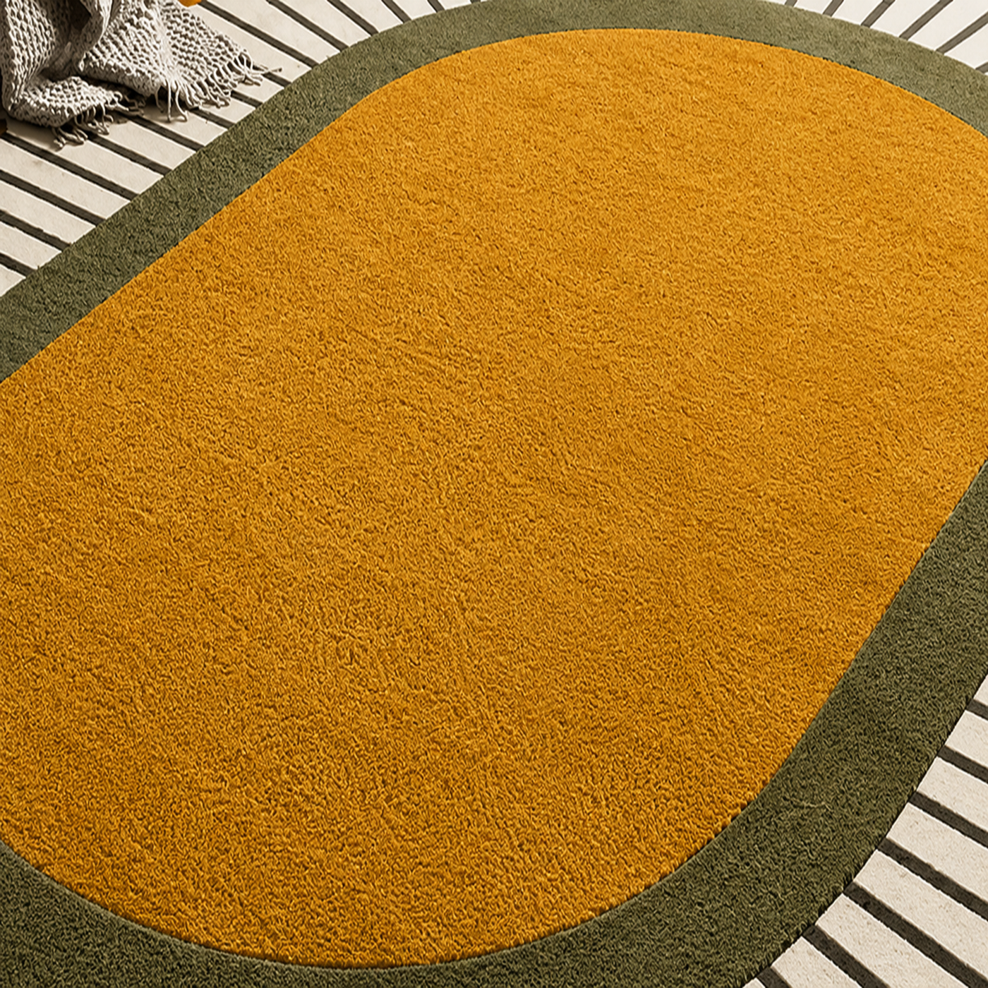 Solstice Oval Rug texture and craftsmanship detail