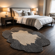 Topographical rug