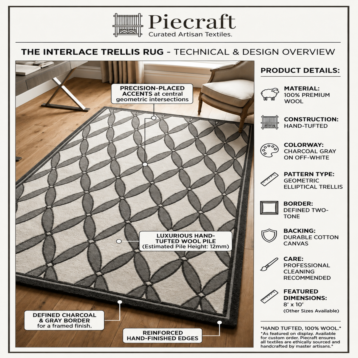Trellis rug