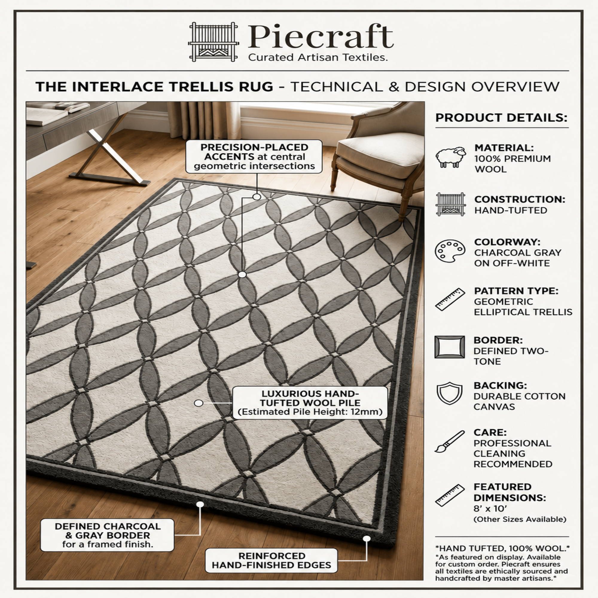 Trellis rug