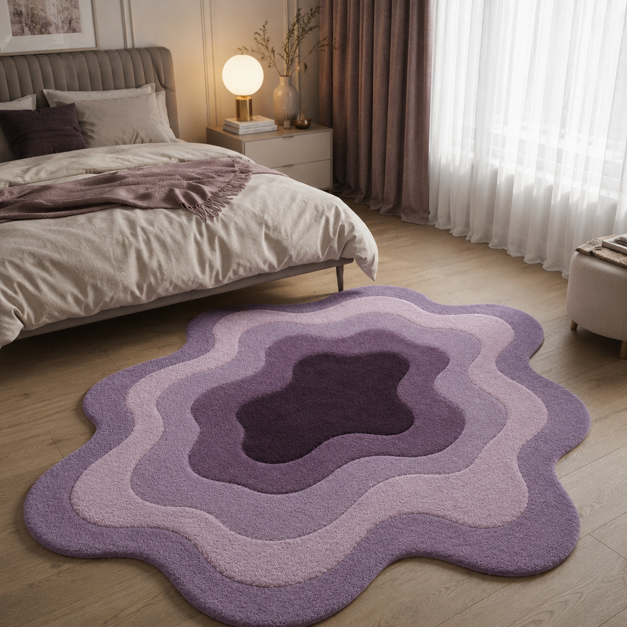 Lilac Flow Rug