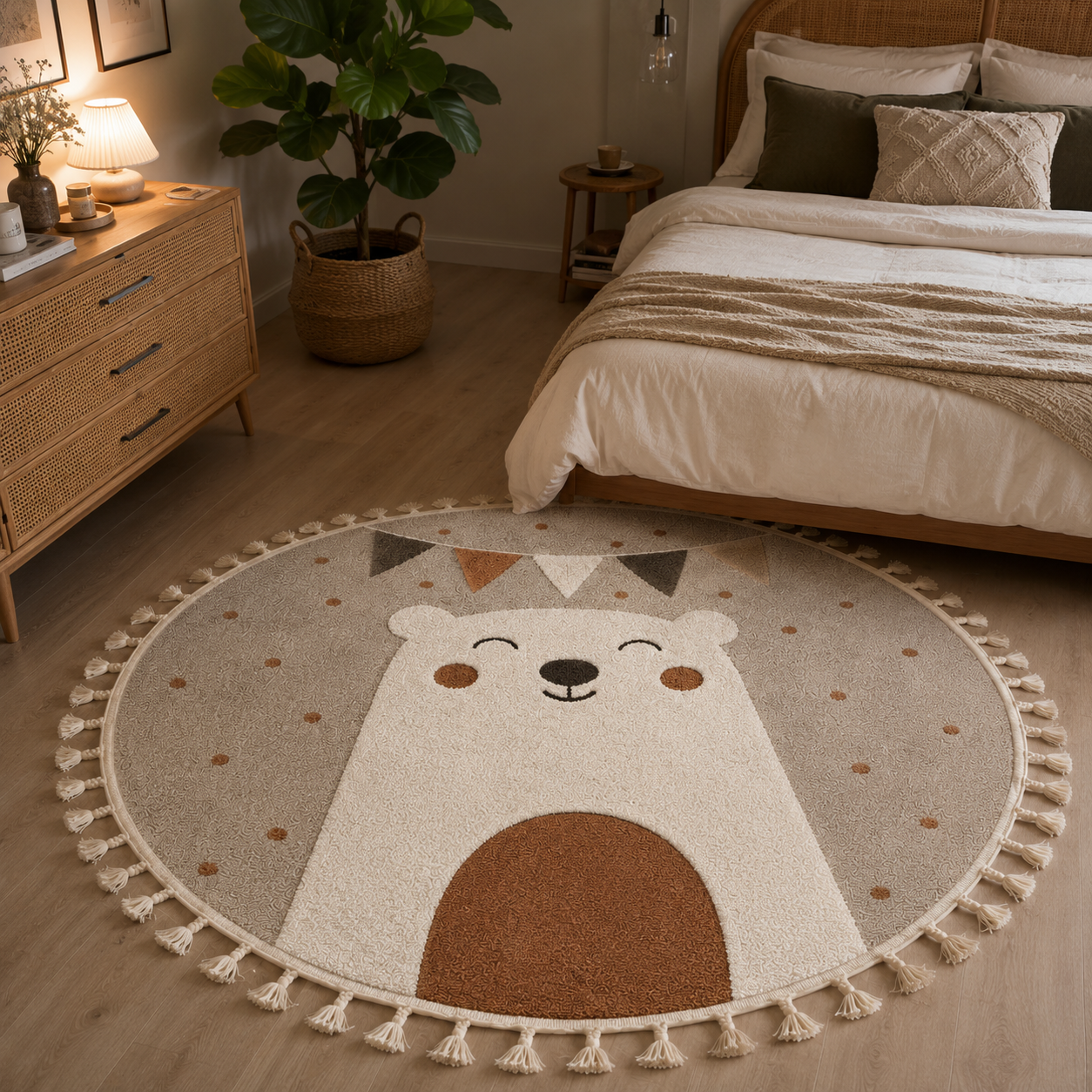 Happy Bear rug