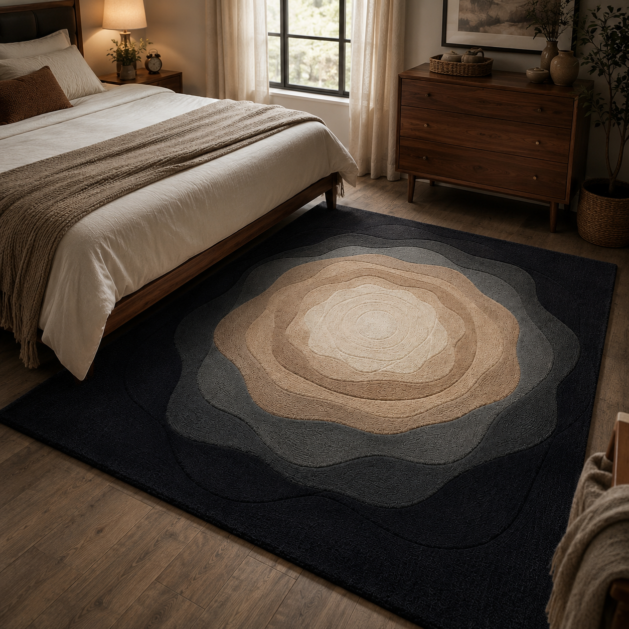 Obsidian Horizon Rug