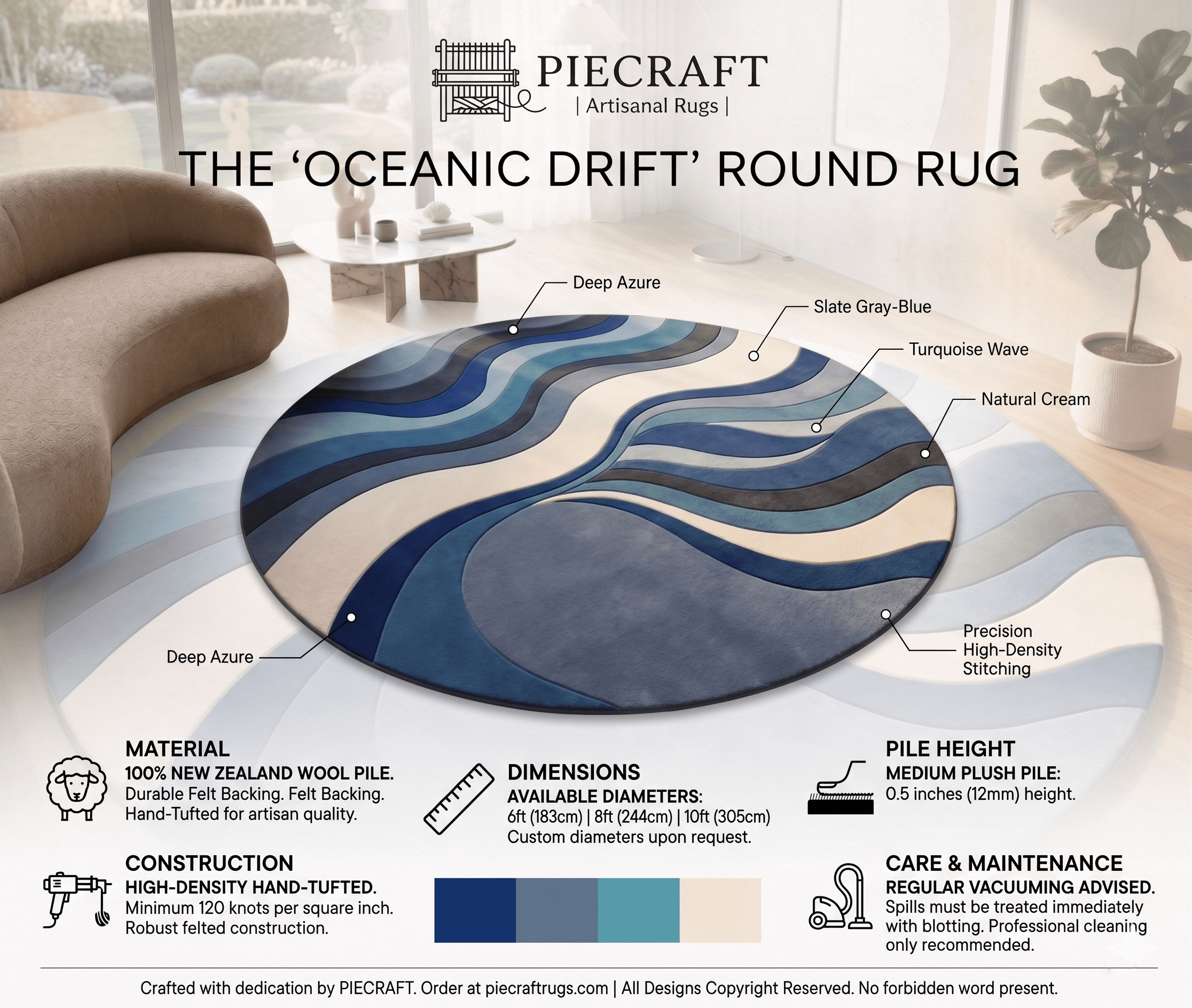 Ocean Drift Rug