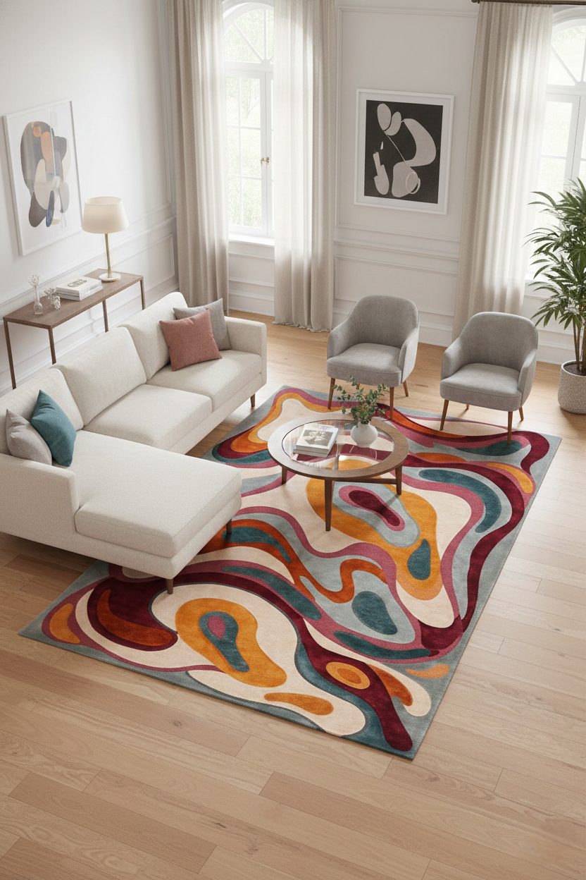 Abstract Flow Rug