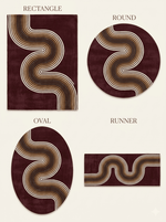 Serpentine Wave Rug
