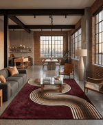 Serpentine Wave Rug