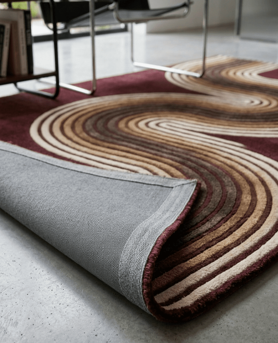 Serpentine Wave Rug