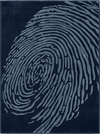 Whorl Indigo Rug