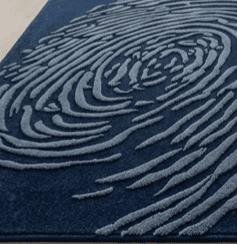 Whorl Indigo Rug