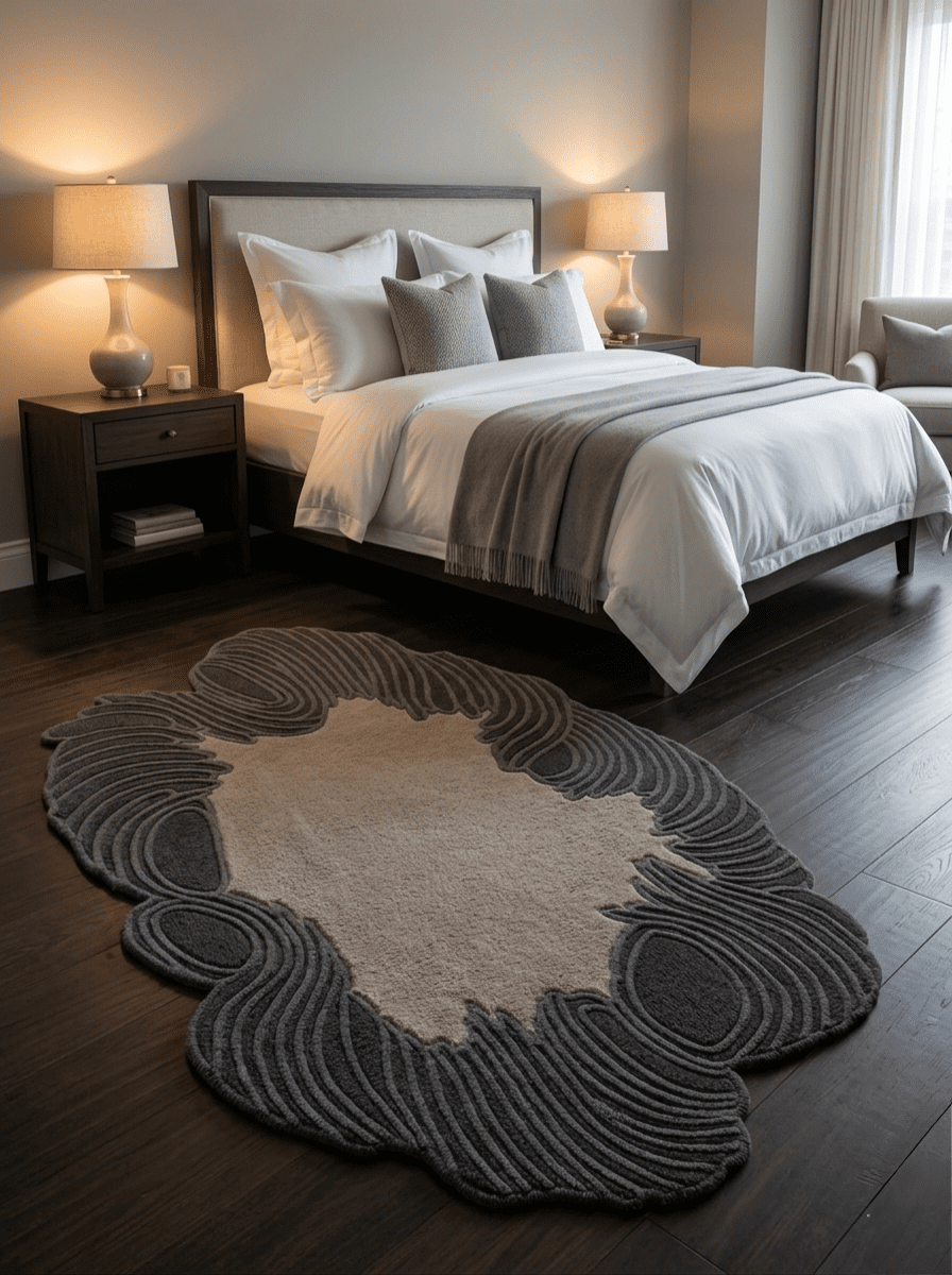 Topographical rug