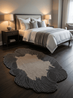 Topographical rug