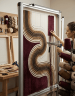 Serpentine Wave Rug