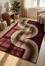 Serpentine Wave Rug