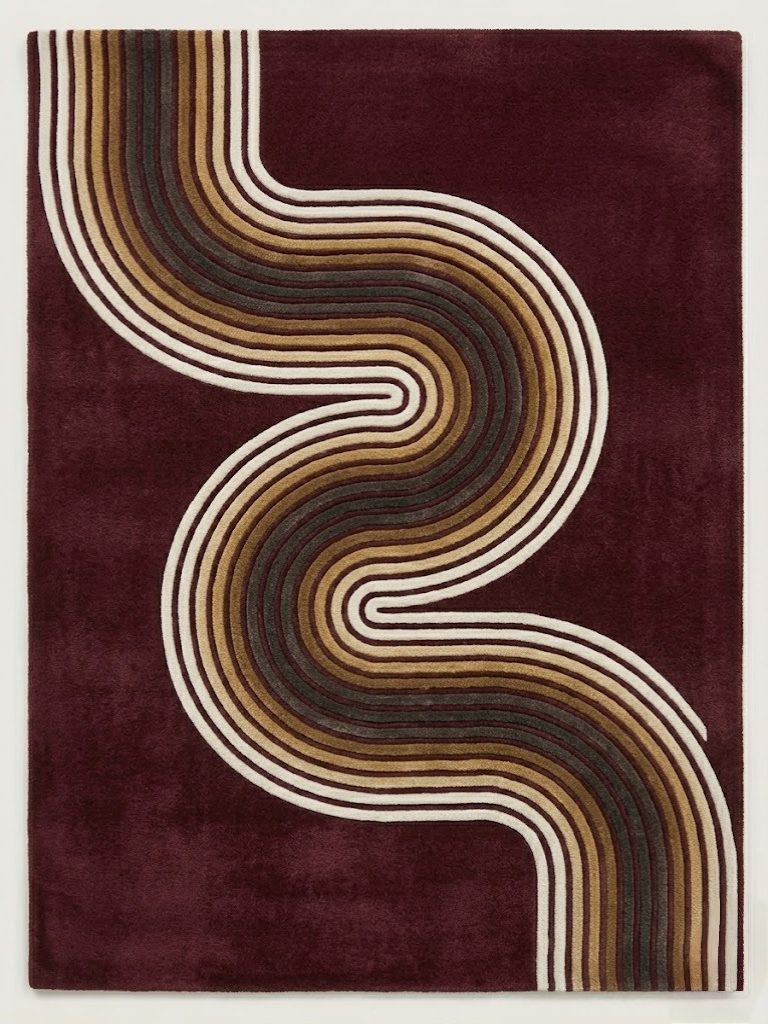 Serpentine Wave Rug