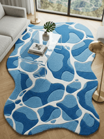 Aqua Caustic Rug