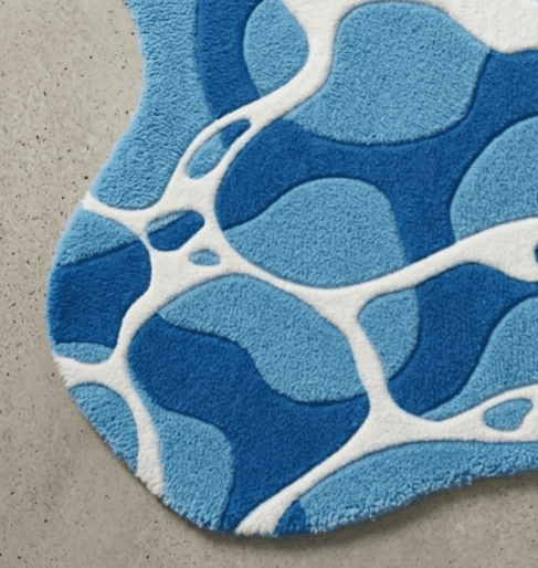 Aqua Caustic Rug