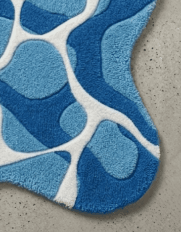 Aqua Caustic Rug