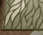 Leaf Wave Rug