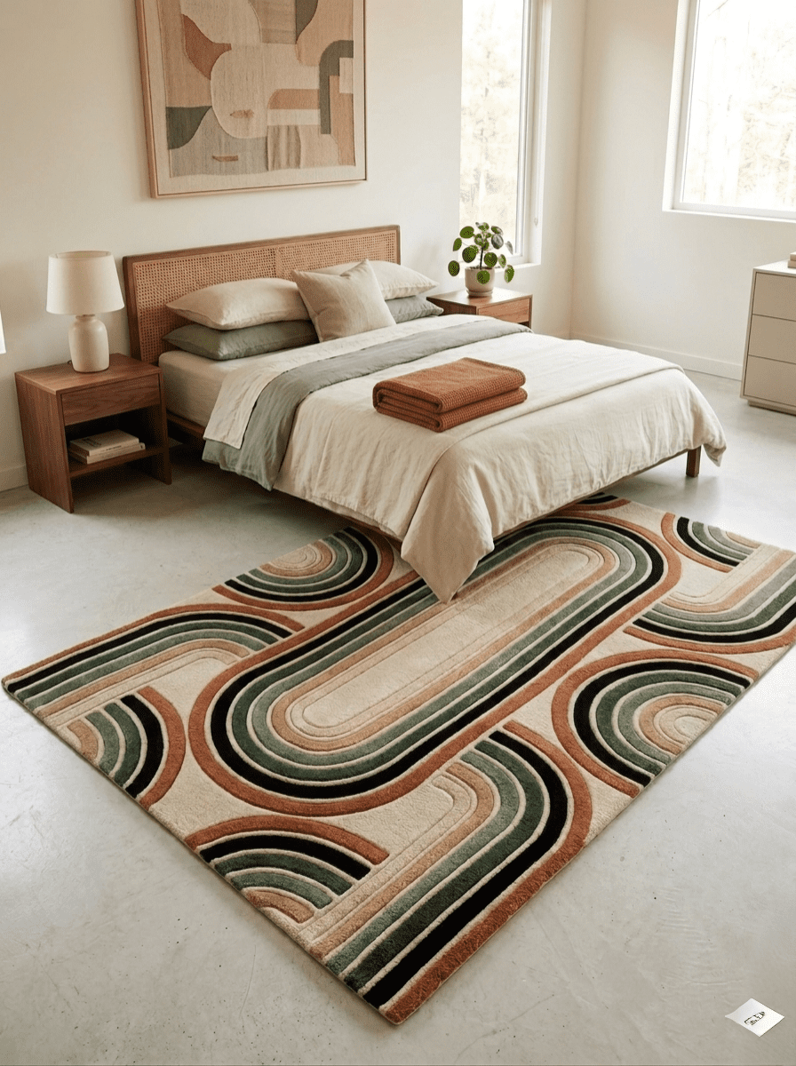 Retro Arc Rug