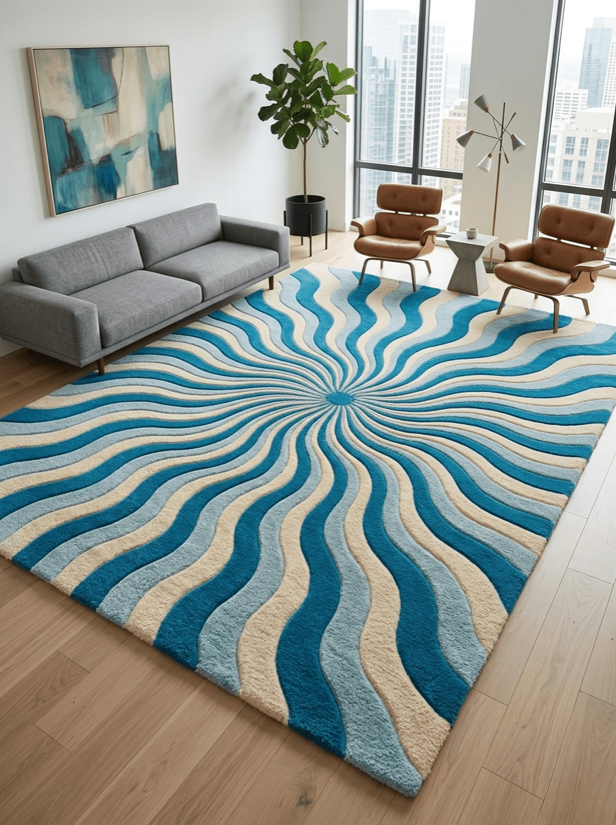 Spiral Vertex Rug