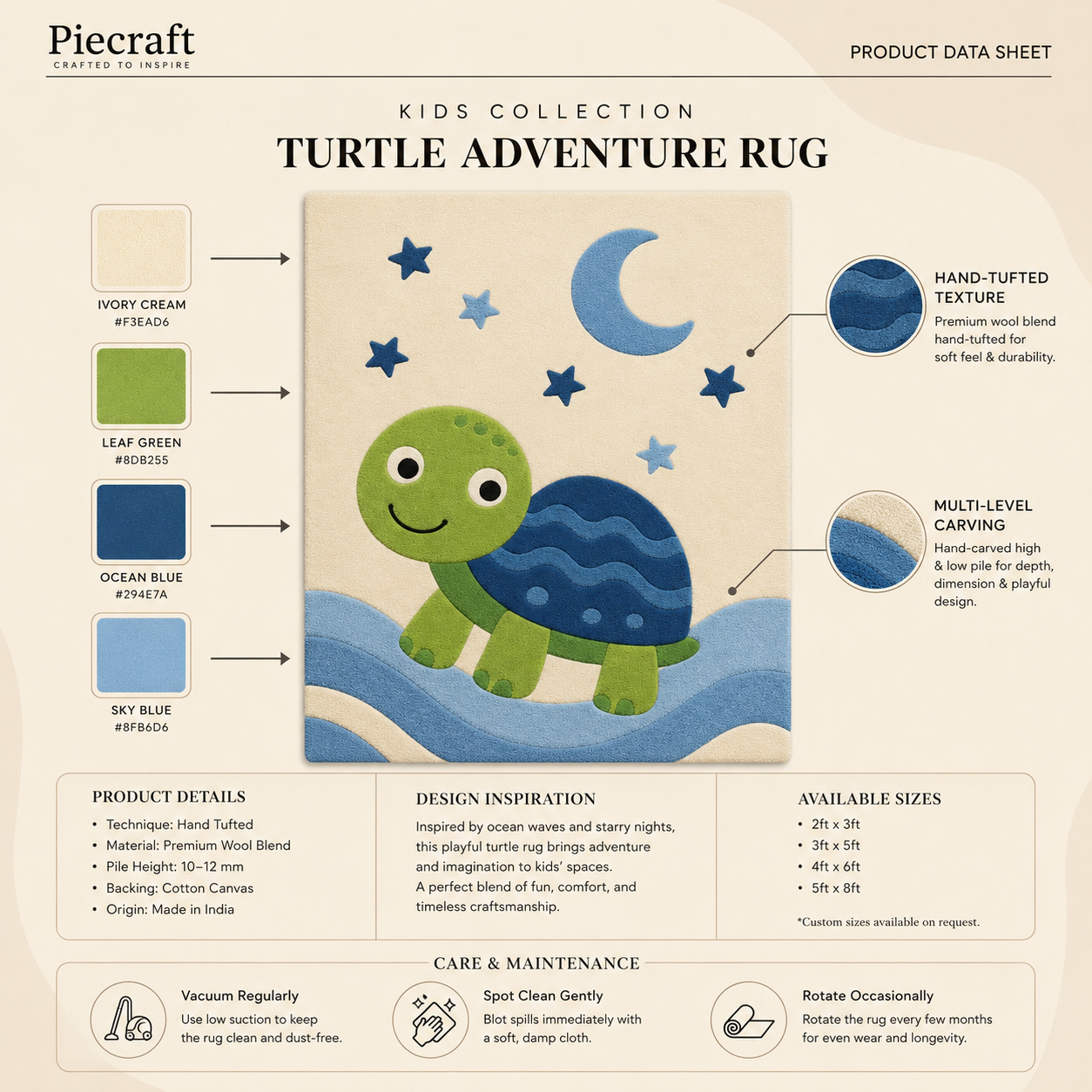Turtle Adventure Rug