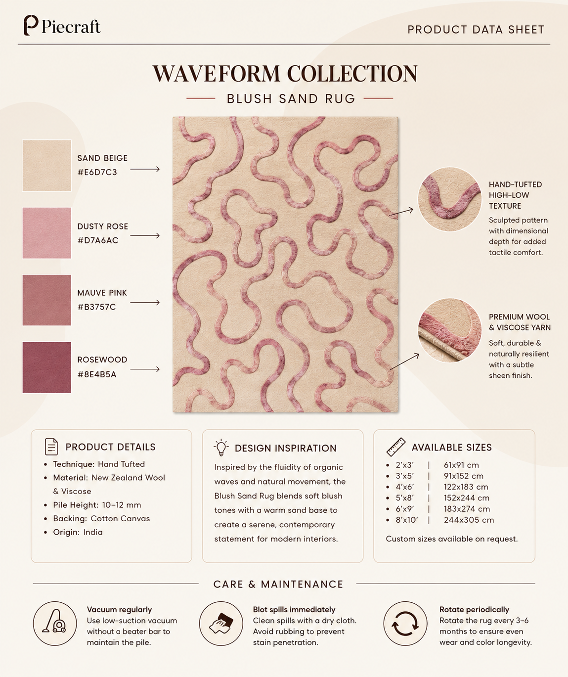 Blush Sand Rug