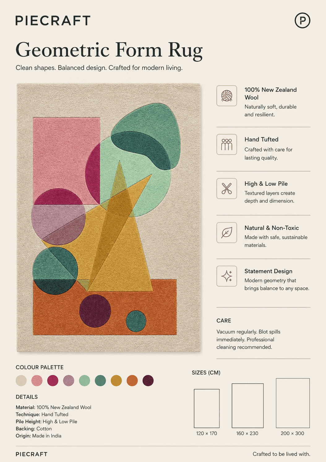 Geometric Form Rug