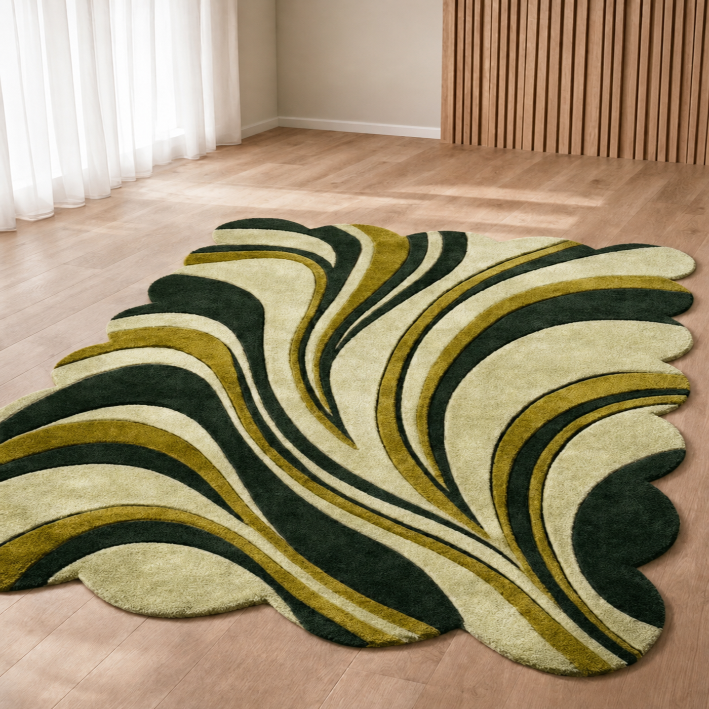 Wave Flow Rug texture and craftsmanship detail