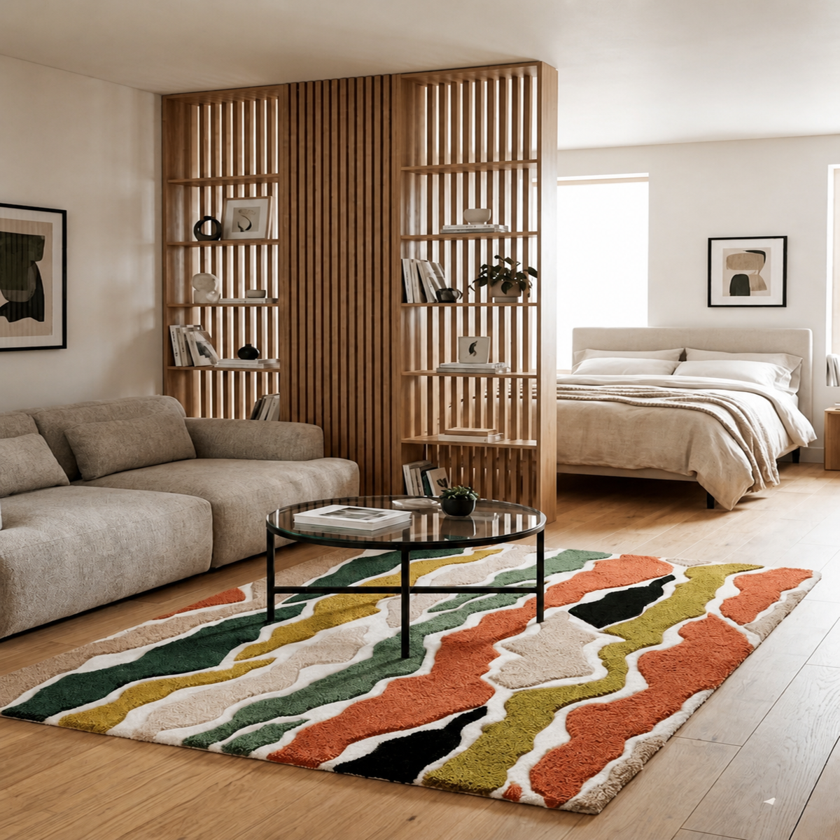 Wave Pattern Rug