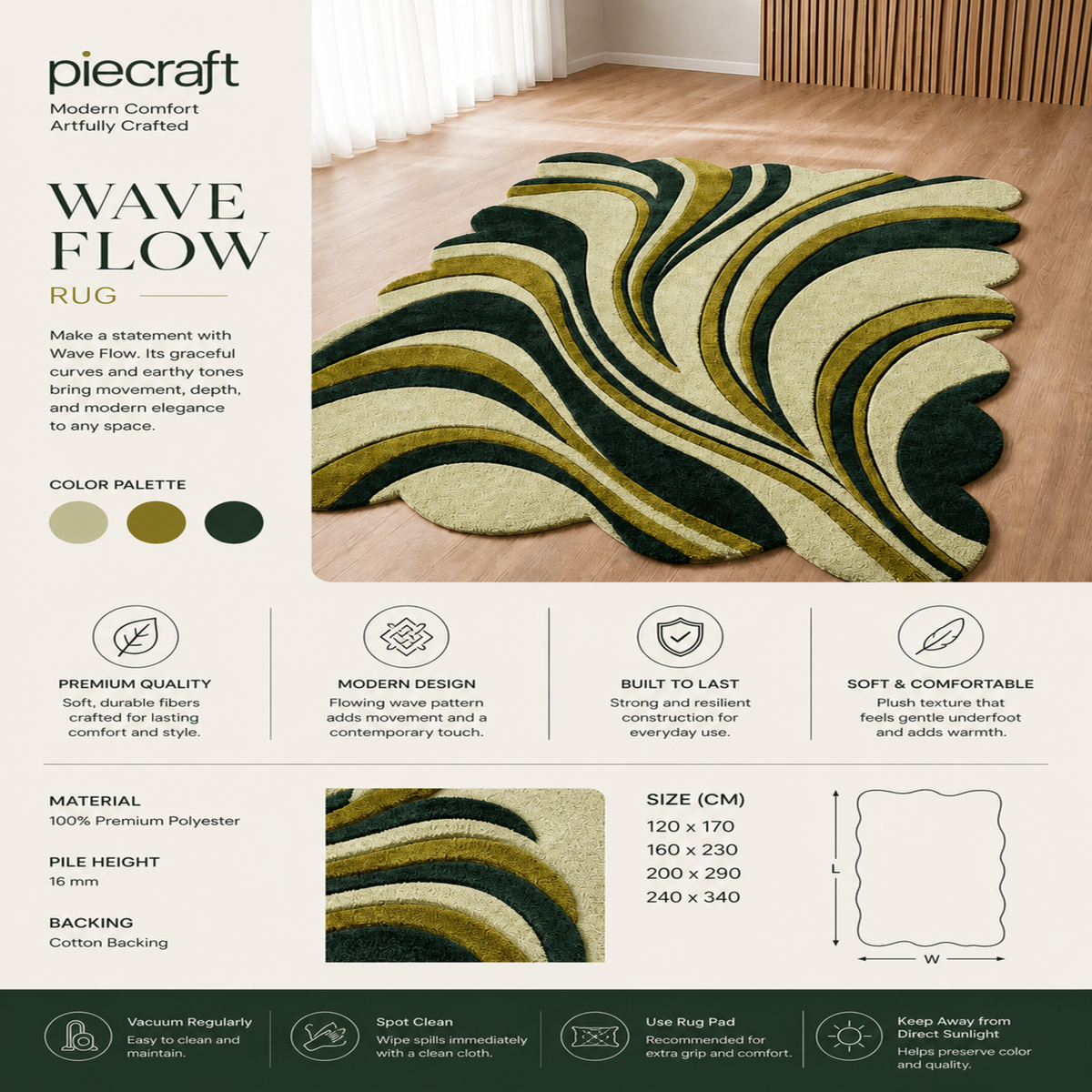 Wave Flow Rug