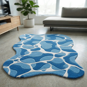 Aqua Caustic Rug