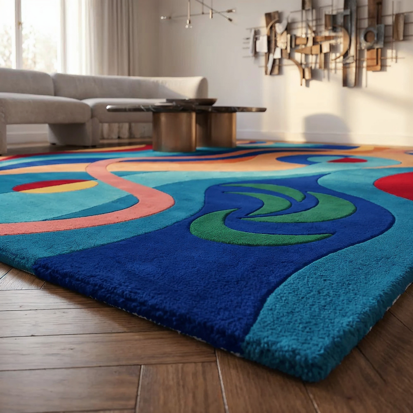 Aurora Rug texture and craftsmanship detail