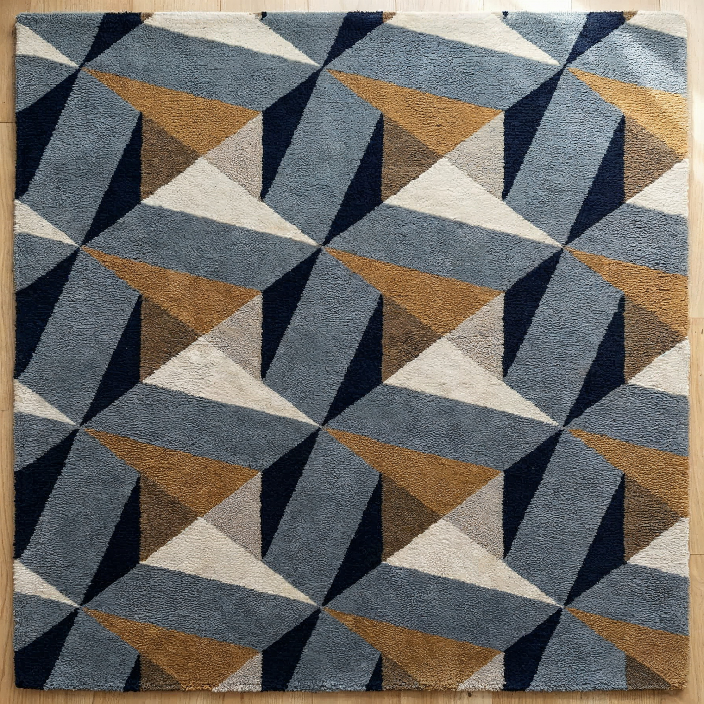 Facet Rug texture and craftsmanship detail