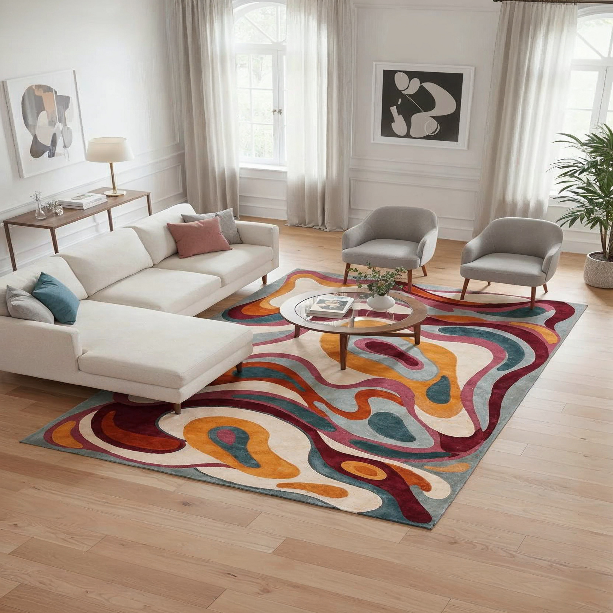 Abstract Flow Rug