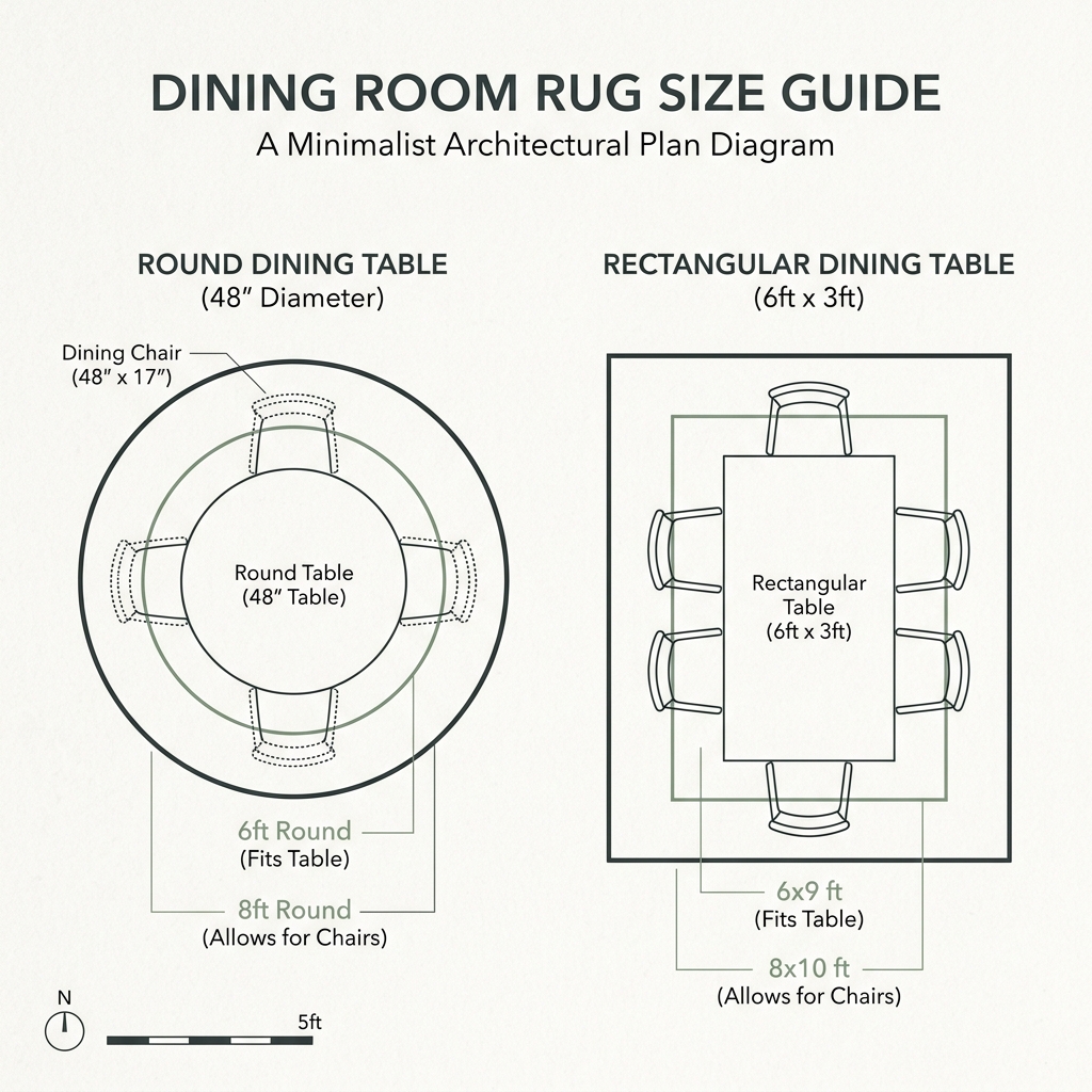 Dining Room Rug Size Guide