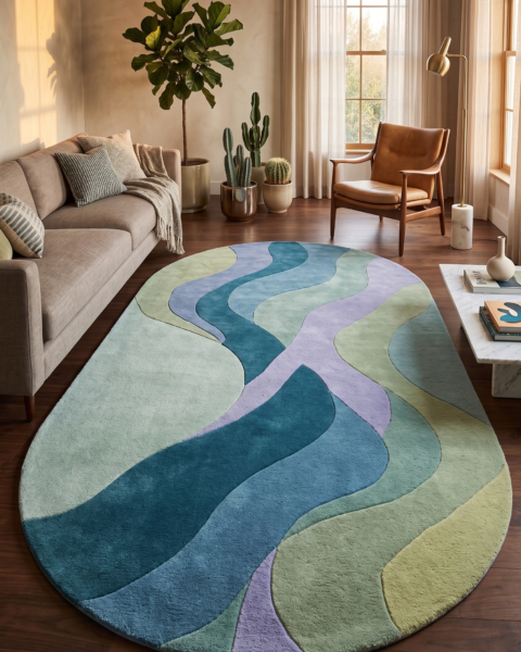 Tidal Drift Rug — alternate view