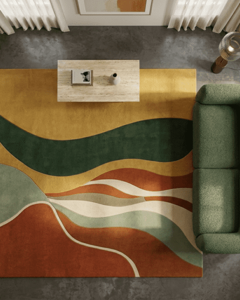 Wave Crest Rug