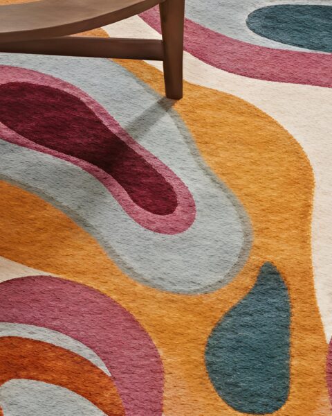 Abstract Flow Rug — alternate view