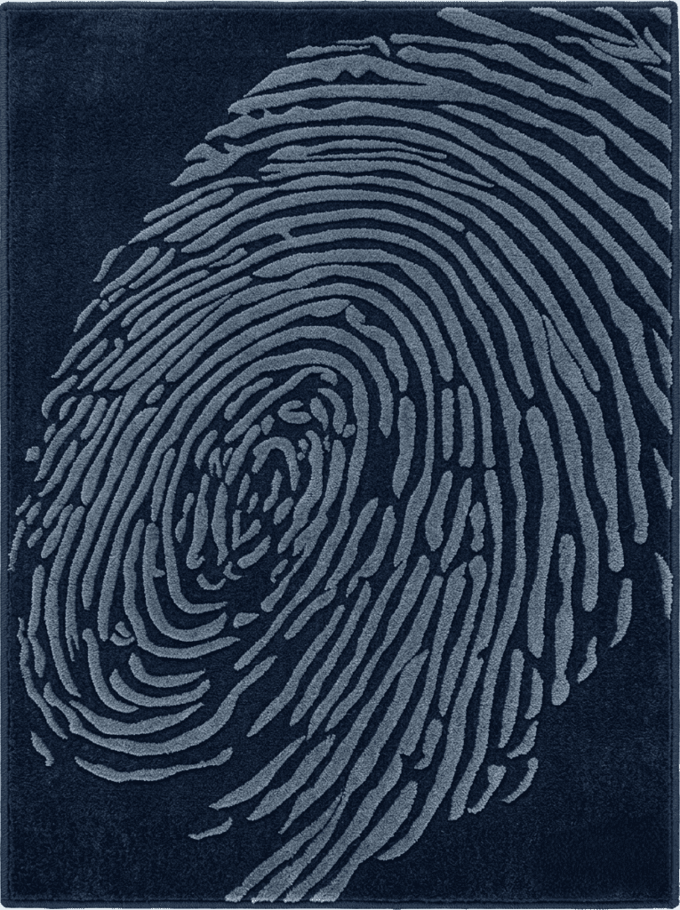 Whorl Indigo Rug