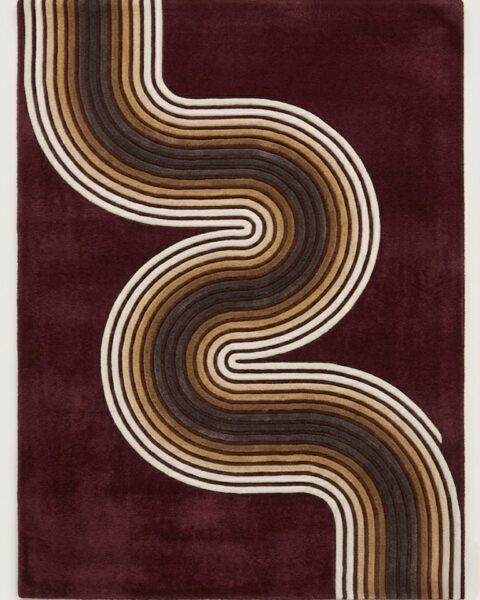 Serpentine Wave Rug