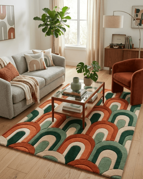 Forest Green Rug — alternate view