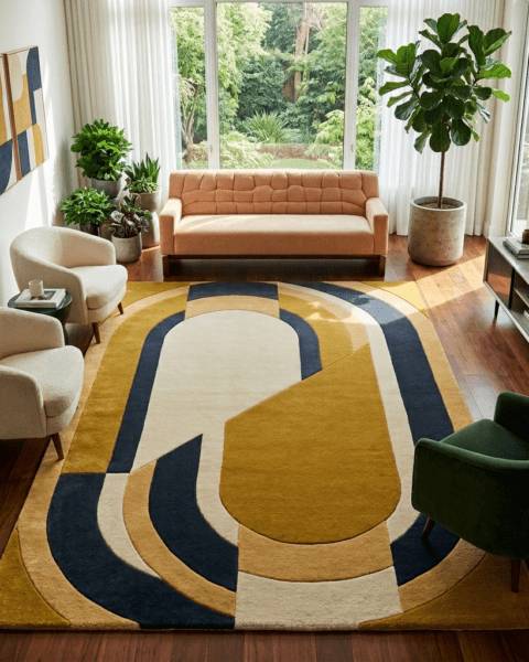 Arc Circuit Rug