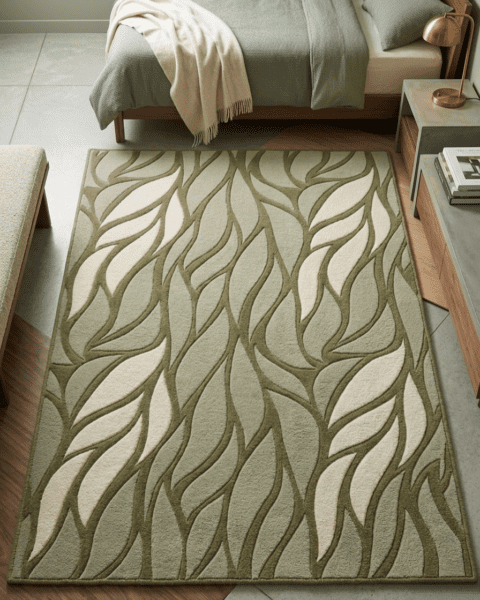 Leaf Wave Rug