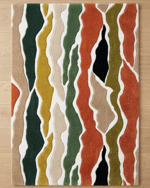 Wave Pattern Rug