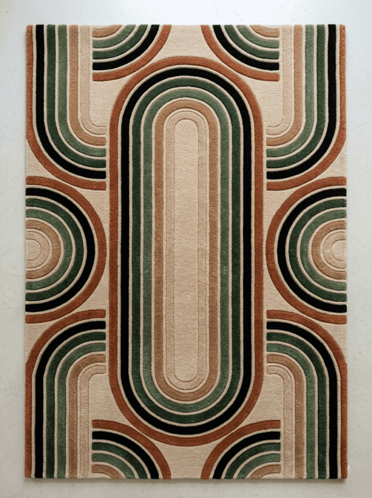 Retro Arc Rug
