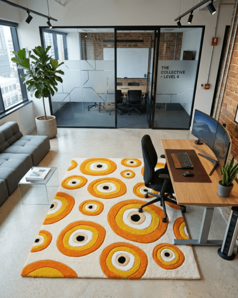Oracle Eye Rug — alternate view